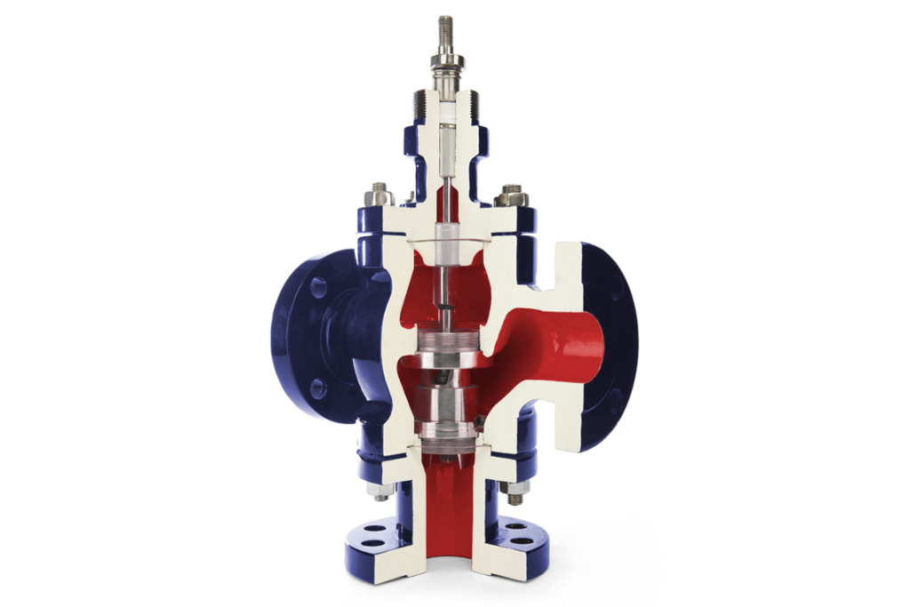 Kent Introl three-way globe control valve Series 30